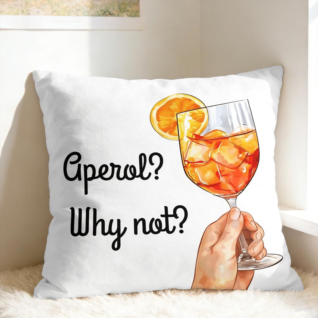 Federa Aperols Spritz Federa Comoda per Divano Camera da Letto Decorazione Casa Federe Moderne