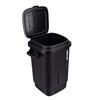73L Trash Can with Lid Large Capacity Waste Bin with Handles Storage for Kitchen Bathroom  