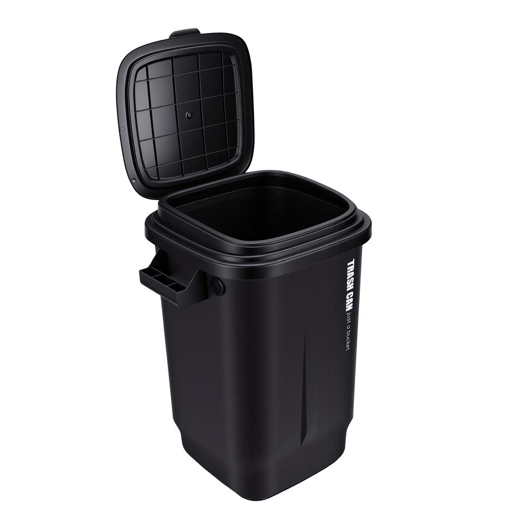 73L Trash Can with Lid Large Capacity Waste Bin with Handles Storage for Kitchen Bathroom