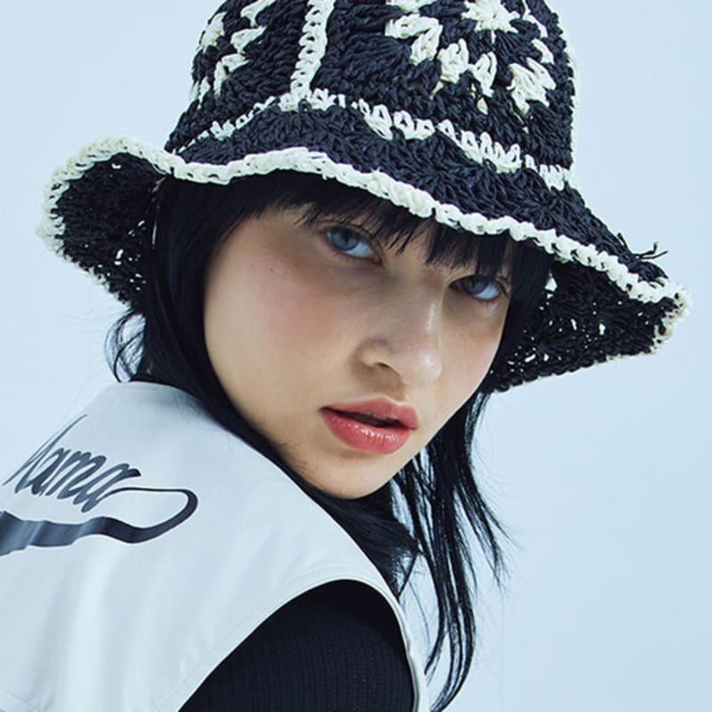 

FAKEMAMA ВЯЗАНАЯ ПАНАМА_ЧЕРНАЯ FREE