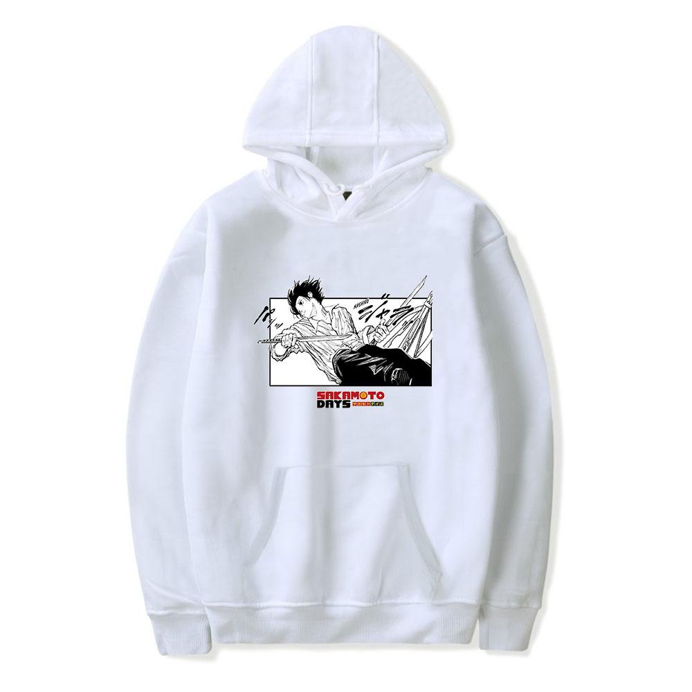 Sakamoto Days Anime Hoodie Merch Unisex Winter Long Sleeve Pullover Hooded Streetwear