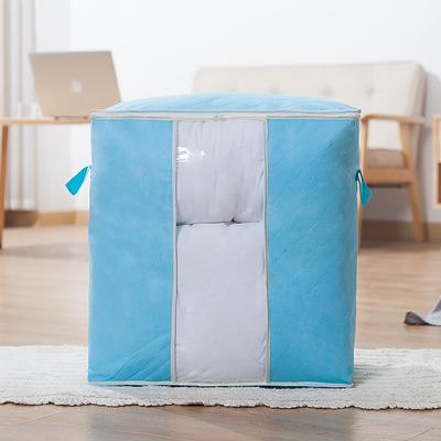 Foldable Large Non-woven Clothes Quilt Blanket Zipper Storage Bag Organizer Box