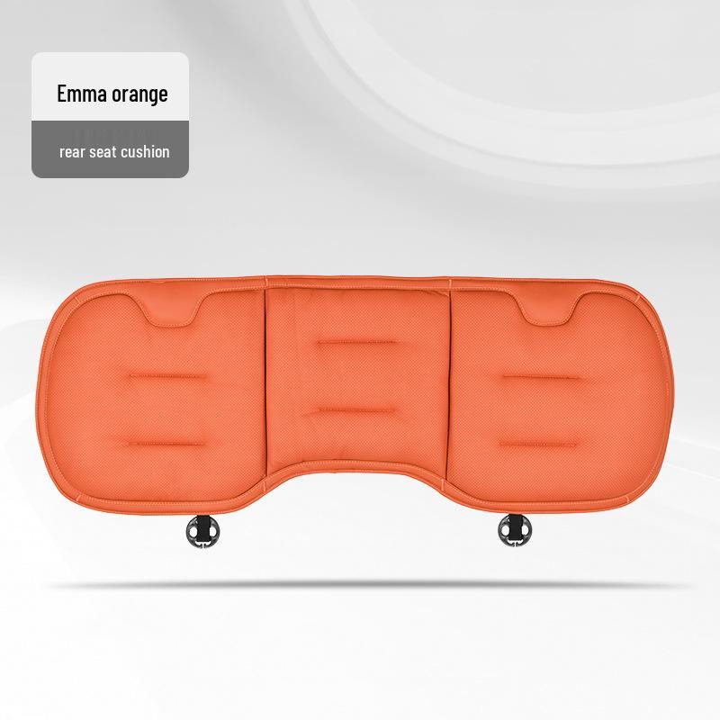 Universal Ventilated Car Seat Cushion for BMW, Mercedes-Benz & Xiaomi - Four Seasons, Lumbar Support, Rear Integrated, Single Driver Seat.