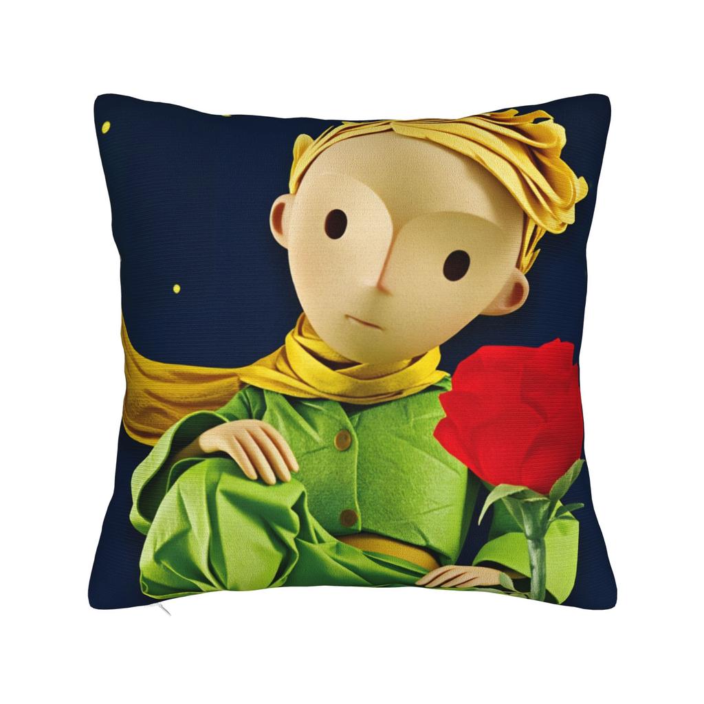 The Prince Fox Rose Pillow Case Soft Pillow Cover For Sofa Home Decoration Morden Pillowcases
