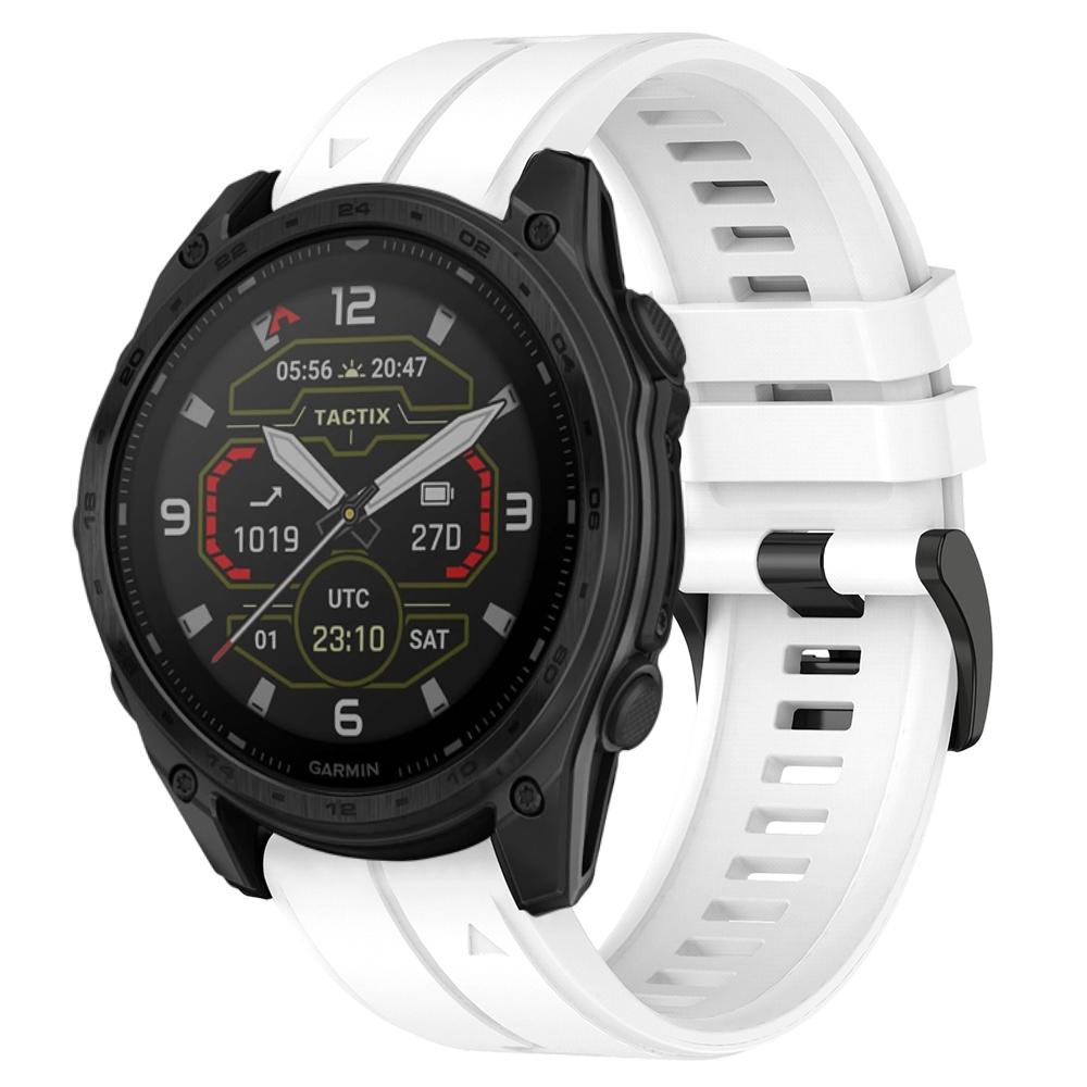 Silicone Outdoor Watch Strap for Garmin Tactix8 47/51MM/fenix8 43MM Waterproof/sweatproof Watch Strap for 20/22/26mm Quick Fit