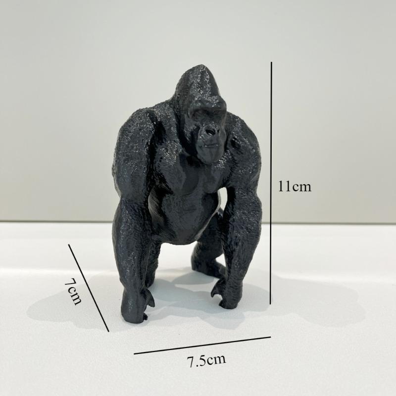 Creative Gorilla Statue Decor,Resin Craftsmanship Modern Home Decor for Living Room Ornament,Showroom & Luxury Interior Model