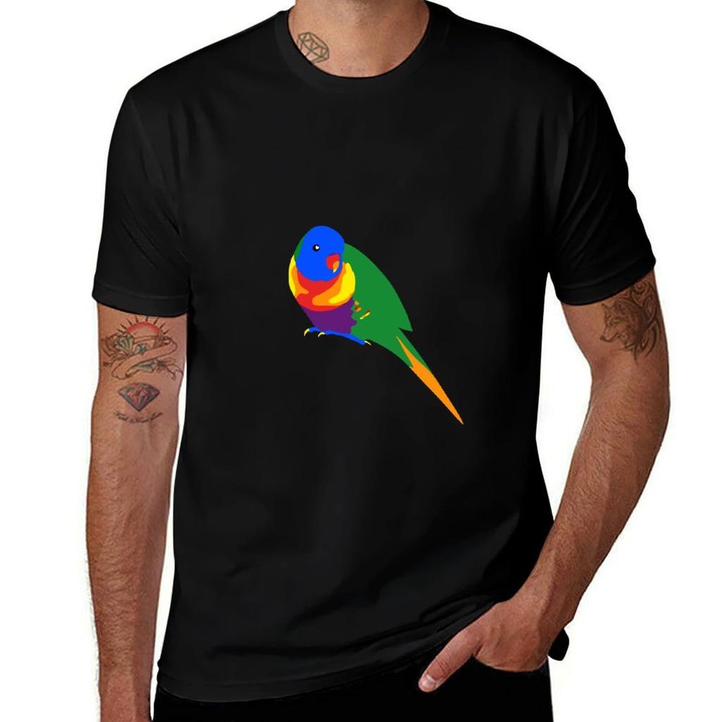 Rainbow Pride Rainbow Lorikeet Tshirt Quick Dry Light Sports Tshirt