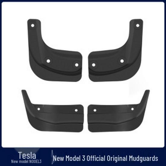Apărători de noroi Tesla Model 3 & Y: Apărători de noroi față și spate TPE fără găurire