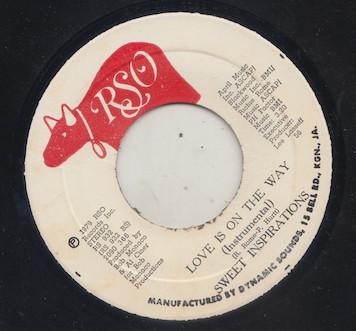 7inch Record SWEET INSPIRATIONS  Love Is On The Way RS932 RSO 1979 Jamaica SoulFunk Used