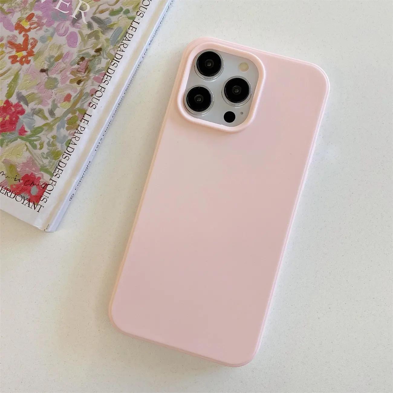 

Силиконовый чехол для iPhone 16/iPhone 16 Pro/iPhone 16 Plus/iPhone 16 Pro Max, бампер для телефона, противоударный, мягкий чехол IPhone 16