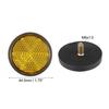 Universal M6x1.0 Orange Motorcycle Screw Reflective Warning Reflector Pack of 6