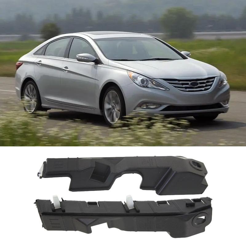2pcs Car Front Bumper Support Bracket Left Right for Hyundai Sonata 2011 2012 2013 2014 865133S000 865143S000