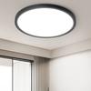 LED Ceiling Light - NETTLIFE - 18 Cm - 15W - 6500K - Black