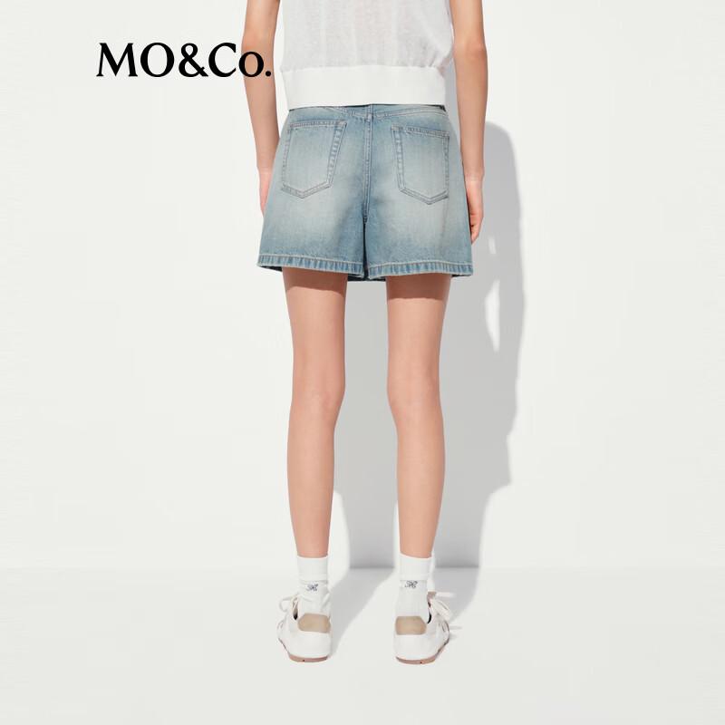 MO&Co. High-Waist Denim Culottes