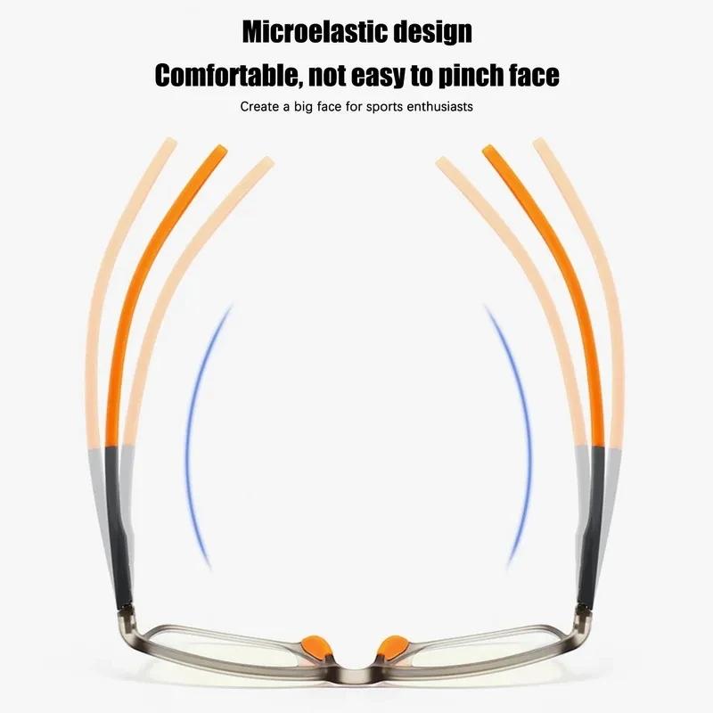 TR90 Sport Myopia Glasses Men Ultralight Anti Blue Light Prescription Eye Glasses Women Nearsighted Eyewear 0 -1.5 -2.0 To -6.0