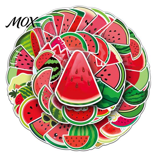 Assorted Fruit Stickers for Notebooks 50PCS Cartoon Watermelon Stickers, Waterproof Vinyl Decals, Summer Cute Decals Laptops DIY Crafts Water Bottles