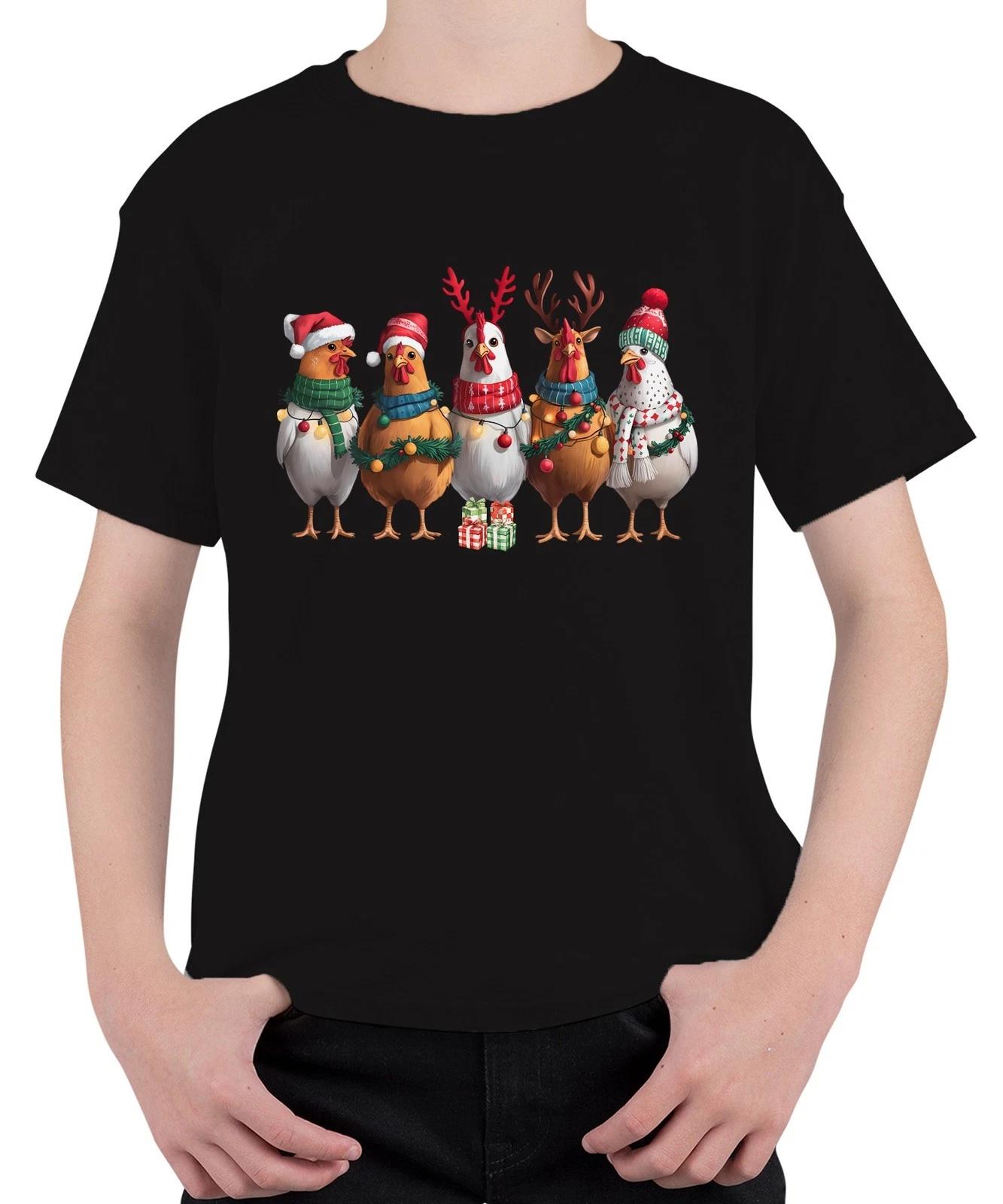 Hühner Hühnerhalter Huhn - Weihnachten Xmas Christmas Unisex Kinder T-Shirt S