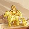 2026 Year Of Chinese Zodiac Horse Lucky Pendant Keychain Zinc Alloy Feng Shui Wealth Key Ring Women Men Bag Pendant