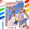 Digital Oil Painting Art Kit Toy Story Space Adventure Handmade Coloring Painting Home Decor