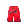 LiNing Letter Print Basketball Casual Shorts Men Bottoms Neon AAPQ057-3