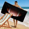 Giant Beach Towel with Rugby Ball Sport Action Design, Ultra Soft Quick Dry Microfiber, Fade Resistant, for Pool Beach Vacation