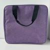 Portable Crochet Storage Bag Multiple Compartments Padded Interior Cross Stitch Thread Storage Zipper Closure Double Handles