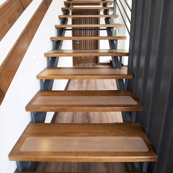 1 Set Stair Sticker Oilproof Waterproof Anti-slip Floor Sticker Luminous Wear-Resistant Protection