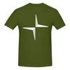 T-shirt Lisse Polestar Style Japonais Trajet Anti-boulochage T-shirt de Base