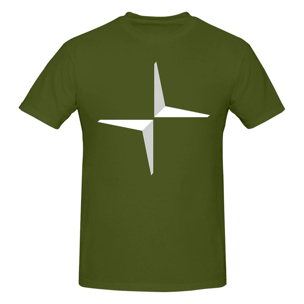 T-shirt Lisse Polestar Style Japonais Trajet Anti-boulochage T-shirt de Base