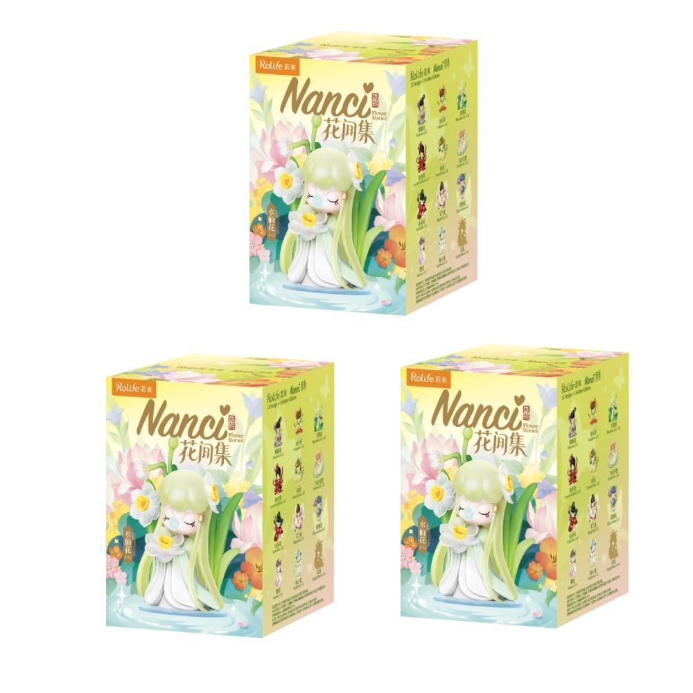 

Оригинальные фигурки Robotime Rolife Nanci Flower Stories в слепой коробке, кукла, игрушки, коробка-сюрприз, игрушки для леди 3 PCS