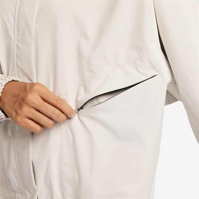 Nike Storm-Fit Swift Reflective Logo Windproof Running Loose Hooded Jacket Women Jacket Smoke-Grey FB7493-110