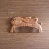 Green Sandalwood Rabbit Portable Comb