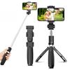 PDTO Mini Bluetooth Selfie Stick Штатив Выдвижная телескопическая подставка для телефона-монопода 
