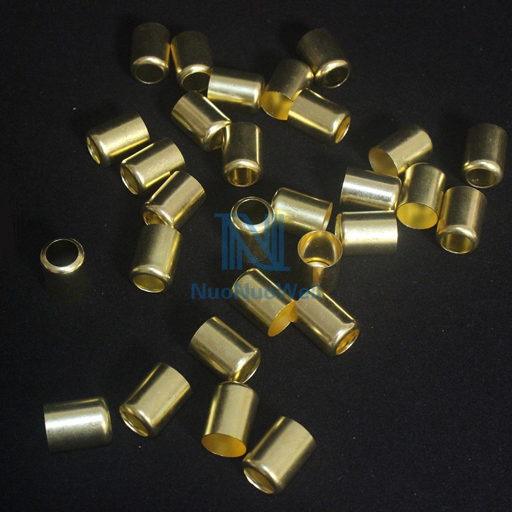 20 Stück Hochdruckrohr-Crimpzubehör 11-16MM Messingrohrverbinder Schlauch-Crimpwerkzeuge Kupferhülse Rohr Auspuffverbinder