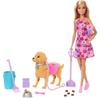 Barbie Malibu Doll Walk with Puppy JJB46