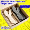 Oven Gloves Anti-Slip Three-Finger Silicone Insulated Glove Clip Kitchen Gadgets Heat Resistant Cooking Gloves Oven Mitts