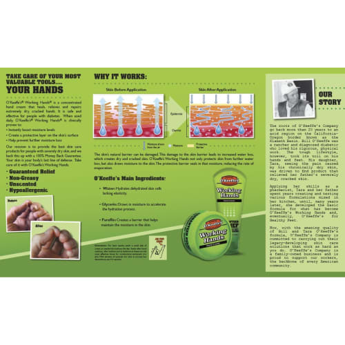 O'Keeffe's Working Hands Hand Cream, 3 Oz. Tubes, 5-Pack (K0290004-5)