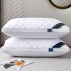Ergonomic Cervical Support Pillow With Hollow Fiber Fill Soft Plush Adults Students Dormitory Sleep Comfort