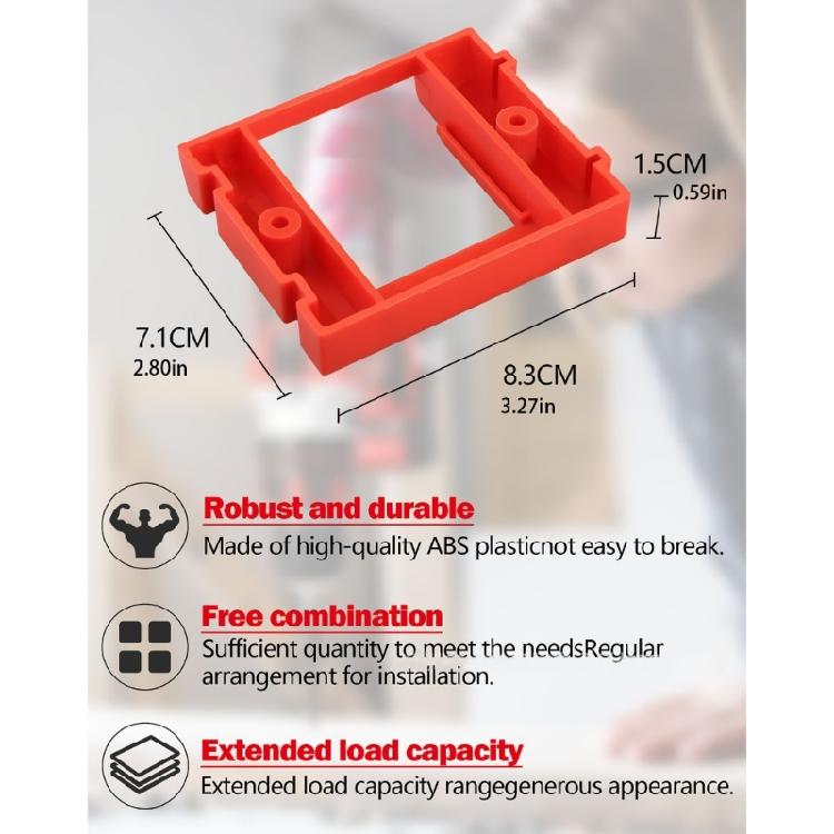 For Battery Holder Wall Mount Battery Base Bracket Suitable for Battery Storage Organization Fixing Accessories