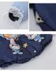 2025 Winter Girls' Elegant Rabbit Officer Down Jacket – High-End Fashion Baby Coat