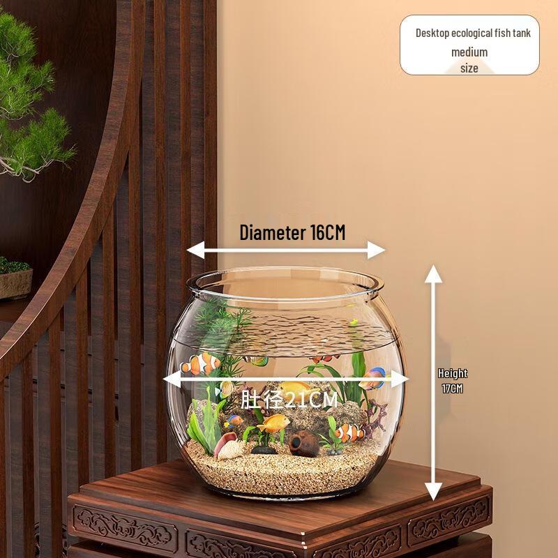 Gureide Runder Anti-Drop Öko-Fischbehälter