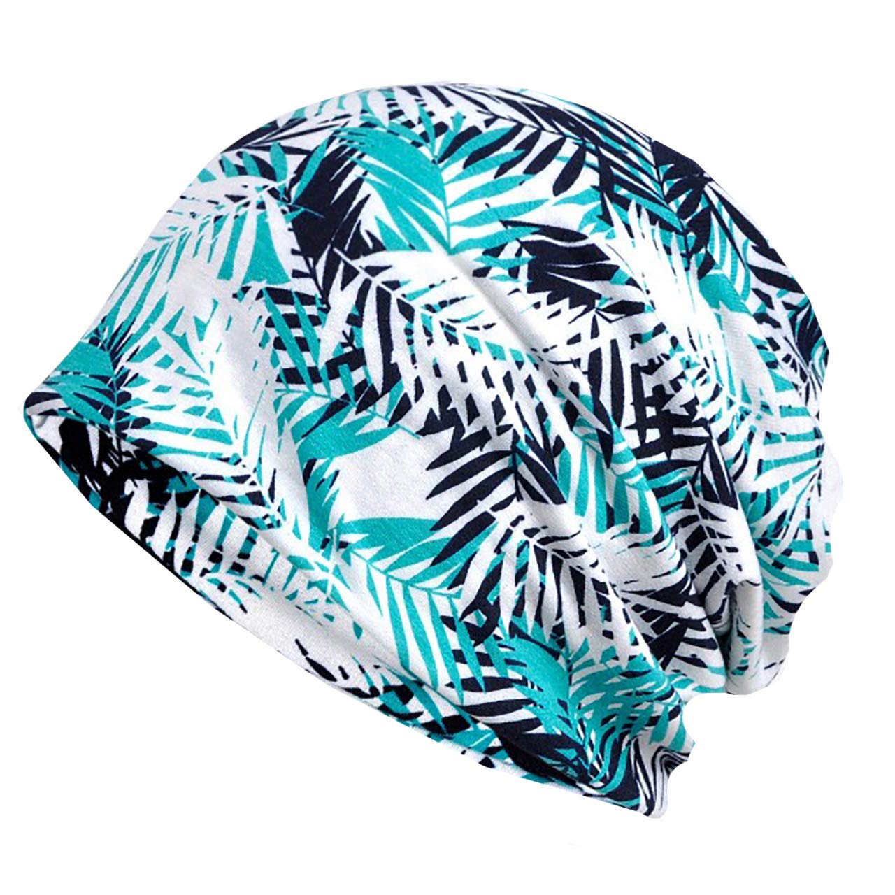 

WHITE FANG Knit Neck CA339 Hat, Hat, Cap, 2-way Warmer, Leaf, Grass, Stylish, Women s (02 Blue)