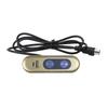 Interruptores de Poltrona Reclinável Elétrica com Porta de Carregamento USB Sofá Reclinável Elétrico Interruptores de Controle Manual de 2 Botões e 5 Pinos Fácil de Usar