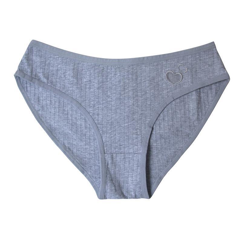 გოგონების შუა წელის სუფთა ბამბის საყვარელი სასიყვარულო ტრუსები ზაფხულისთვის