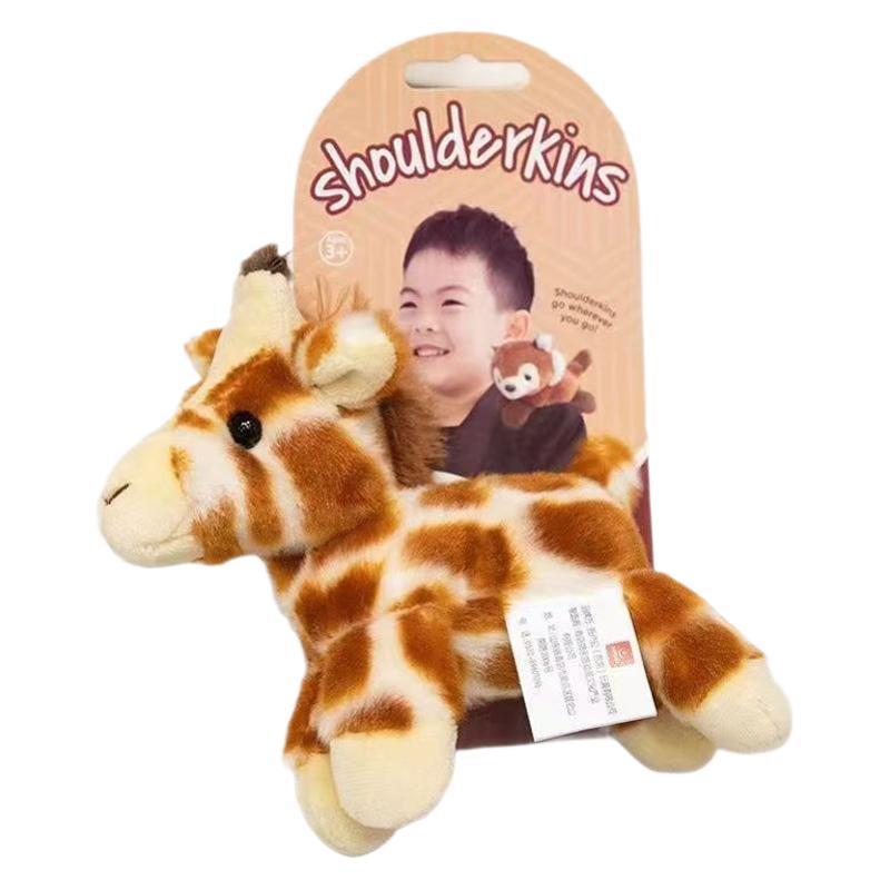 Shoulder Doll Magnetic Penguin Toy Giraffe Tiger Panda Sloth Children Gift Seal Doll Zoo