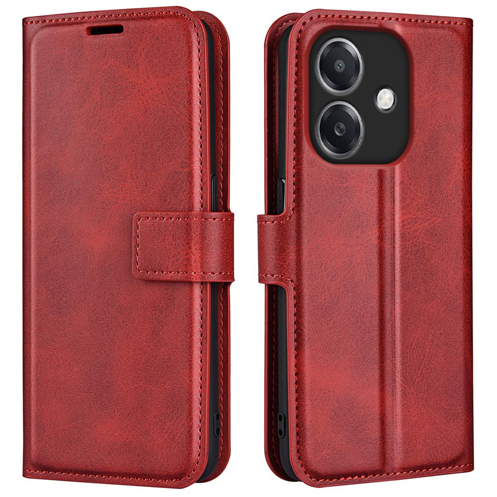 For Oppo A3x 5G/A3x 4G/A3 5G/A3 4G/A60 5G/A40 4G Stand Case Anti-Scratch Calf Texture Leather Phone Cover