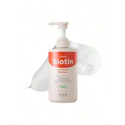 CKD Amino Biotin All-Powerful Shampoo 500ml, Nourishing Daily Shampoo With Amino Acids And Biotin, Targets Scalp And Hair Health