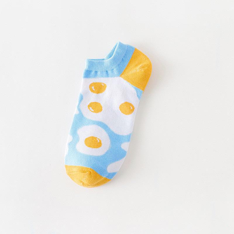 

Хлопковые носки с японским рисунком — унисекс, весна и осень, низкие, модная уличная одежда One Size