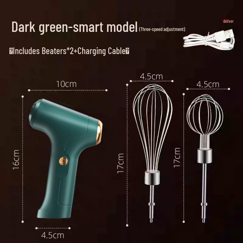 Wireless Handheld Electric Egg Beater for Cream & Egg Whites - Home Baking Gadget