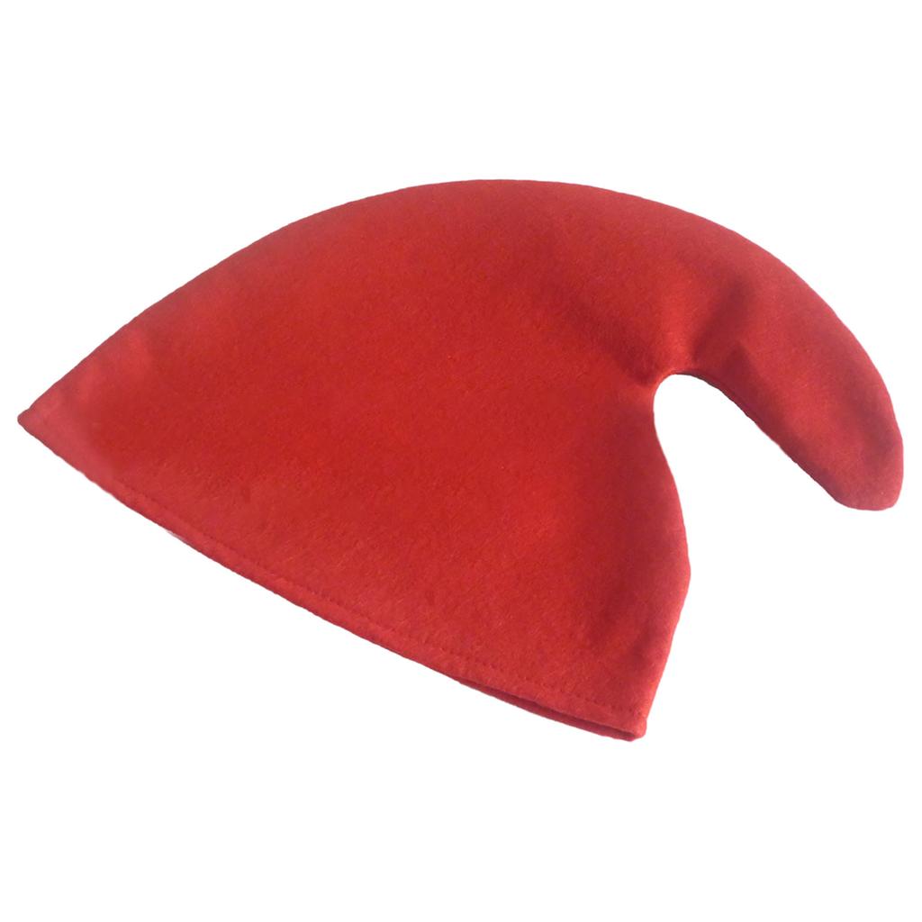 Festive Gnome Hat Cosplay Accessory: Classic Solid Color Elf Dwarf Hat for Christmas Theme Parties, Props for Adults & Kids